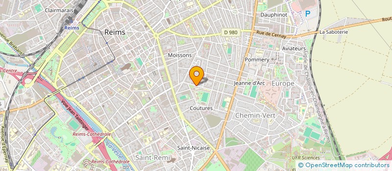 localisation de l'entreprise MADAME DELPHINE DRAVIGNY  REIMS