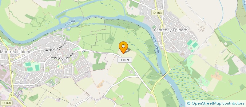 localisation de l'entreprise MADAME DELPHINE DUBAS à CANTENAY-EPINARD