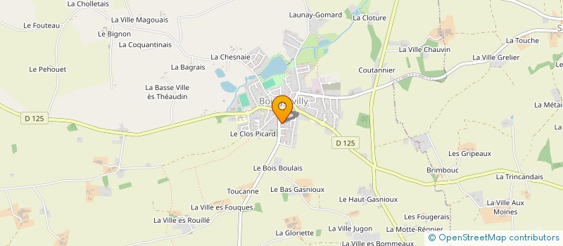 localisation de l'entreprise MADAME DELPHINE DUBAULT  BOISGERVILLY