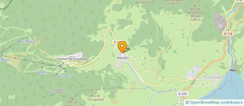 localisation de l'entreprise MADAME DELPHINE DUBOIS  PUYVALADOR