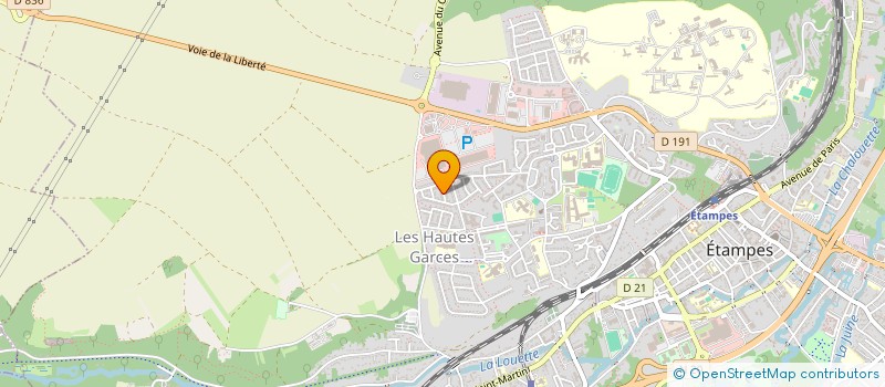 localisation de l'entreprise MADAME DELPHINE DUBOUX à ETAMPES