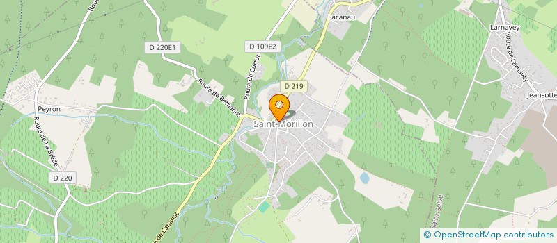 localisation de l'entreprise MADAME DELPHINE DUCOURNAU à SAINT-MORILLON