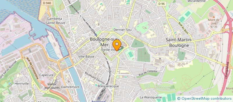 localisation de l'entreprise MADAME DELPHINE DUCROCQ à BOULOGNE-SUR-MER