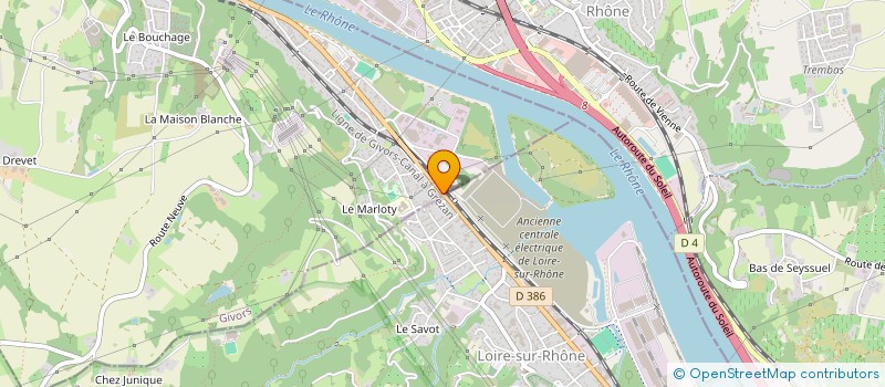 localisation de l'entreprise MADAME DELPHINE DUCROCQ à GIVORS