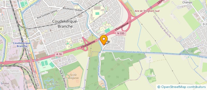 localisation de l'entreprise MADAME DELPHINE DUCROT  COUDEKERQUE-BRANCHE