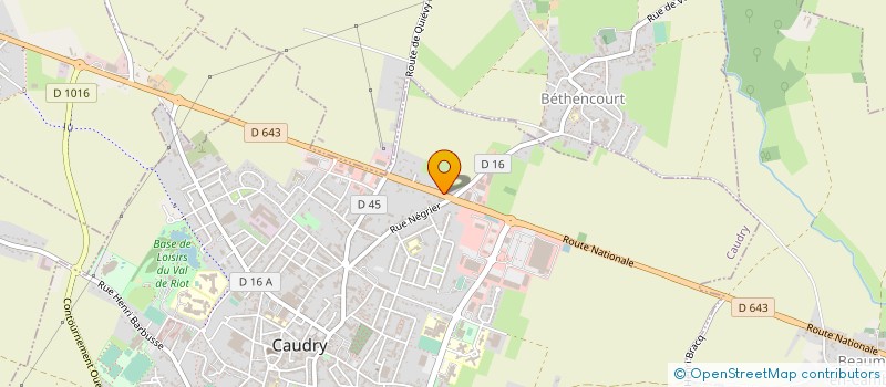 localisation de l'entreprise MADAME DELPHINE DUFAUX à BEAUMONT-EN-CAMBRESIS