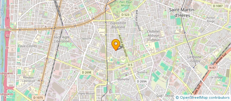 localisation de l'entreprise MADAME DELPHINE DUFAY  GRENOBLE