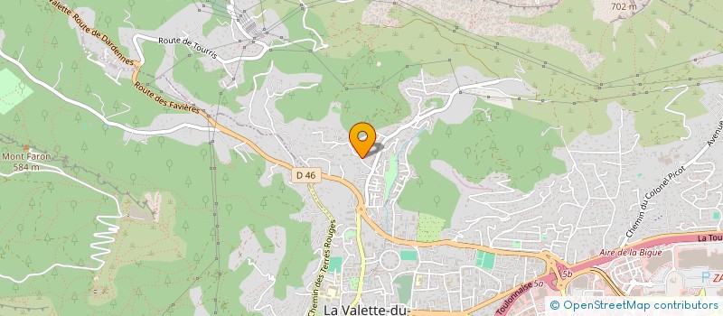 localisation de l'entreprise MADAME DELPHINE DUFOREST RATIER  LA VALETTE-DU-VAR