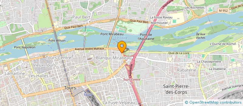 localisation de l'entreprise MADAME DELPHINE DUFOUR à TOURS