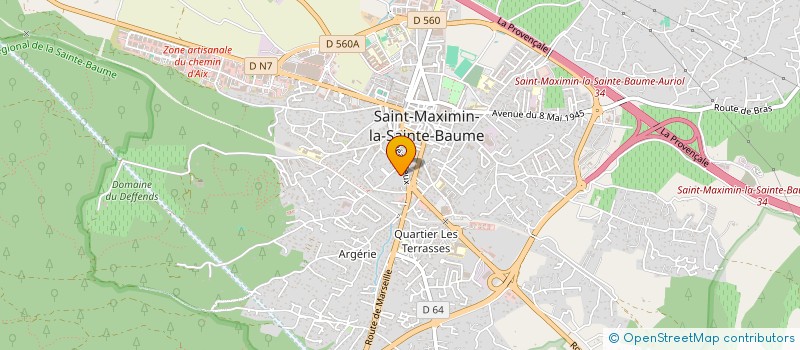 localisation de l'entreprise MADAME DELPHINE DUFOUR à SAINT-MAXIMIN-LA-SAINTE-BAUME