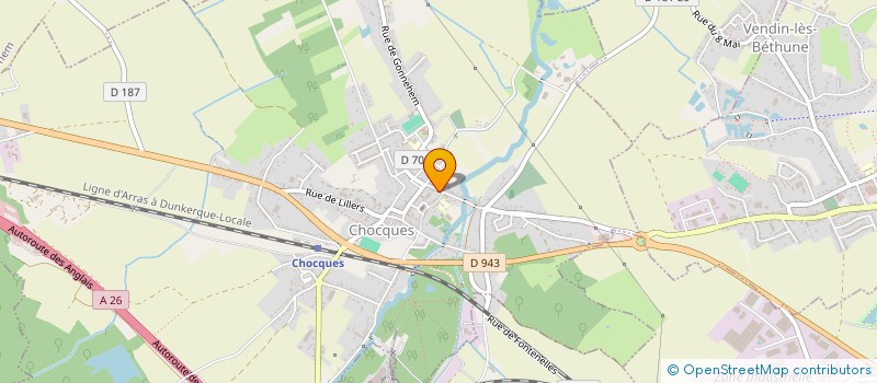 localisation de l'entreprise MADAME DELPHINE DUFOUR  CHOCQUES