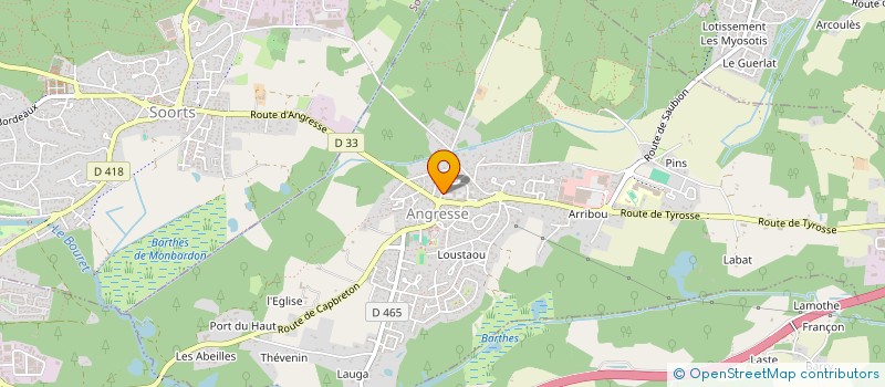 localisation de l'entreprise MADAME DELPHINE DUGROS  ANGRESSE