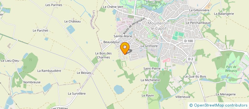 localisation de l'entreprise MADAME DELPHINE DUMAS  MOUILLERON-LE-CAPTIF