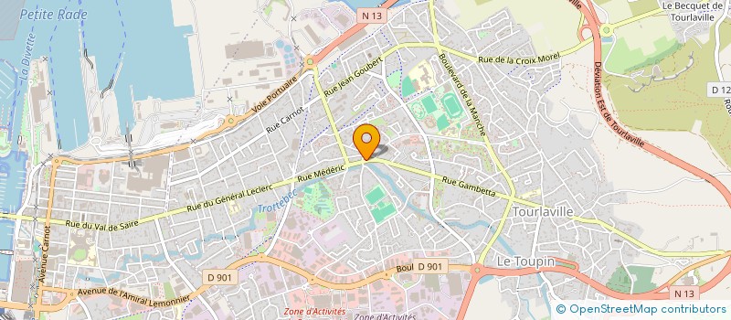 localisation de l'entreprise MADAME DELPHINE DUMONT  CHERBOURG-EN-COTENTIN