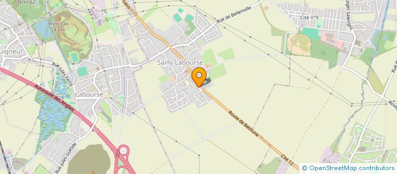 localisation de l'entreprise MADAME DELPHINE DUNAT  SAILLY-LABOURSE