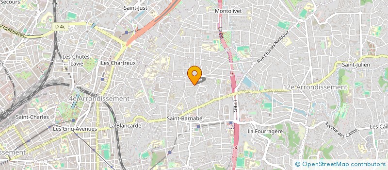 localisation de l'entreprise MADAME DELPHINE DUNOIS à MARSEILLE 12EME