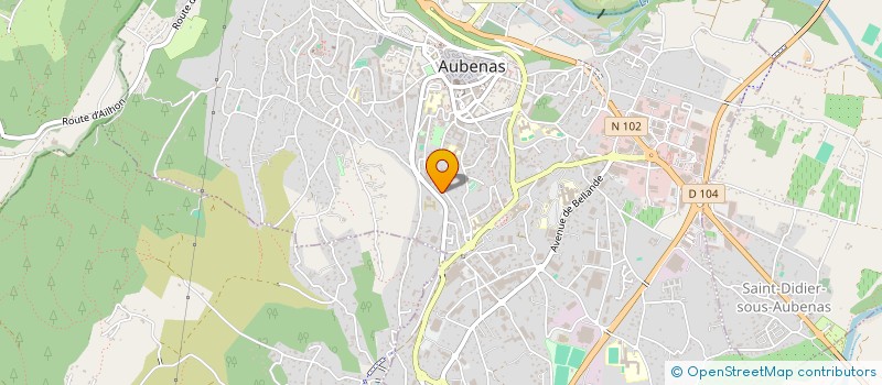 localisation de l'entreprise MADAME DELPHINE DUNY  AUBENAS