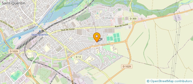 localisation de l'entreprise MADAME DELPHINE DUPARCQ à SAINT-QUENTIN