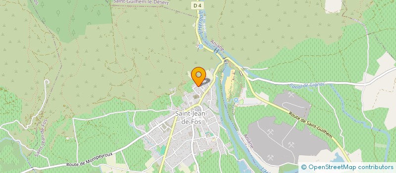 localisation de l'entreprise MADAME DELPHINE DUPETY  SAINT-JEAN-DE-FOS