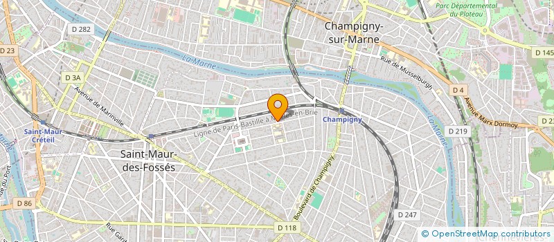 localisation de l'entreprise MADAME DELPHINE DUPONT à SAINT-MAUR-DES-FOSSES