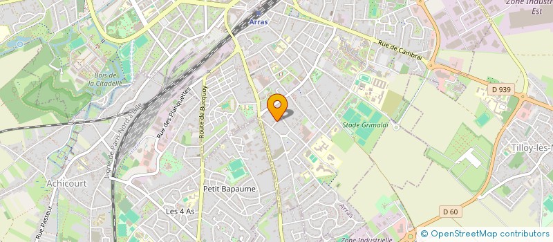 localisation de l'entreprise MADAME DELPHINE DUPONT à ARRAS