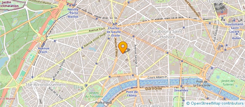 localisation de l'entreprise MADAME DELPHINE DUPONT  PARIS