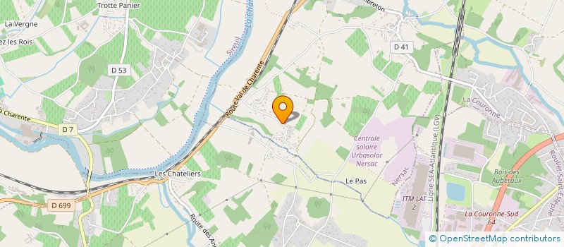 localisation de l'entreprise MADAME DELPHINE DUPUY  NERSAC