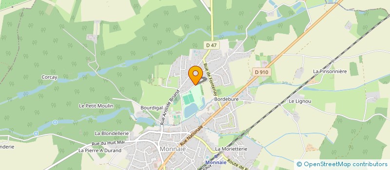 localisation de l'entreprise MADAME DELPHINE DURAND  MONNAIE