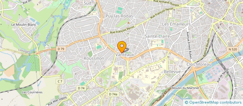 localisation de l'entreprise MADAME DELPHINE DURDU à LIMOGES