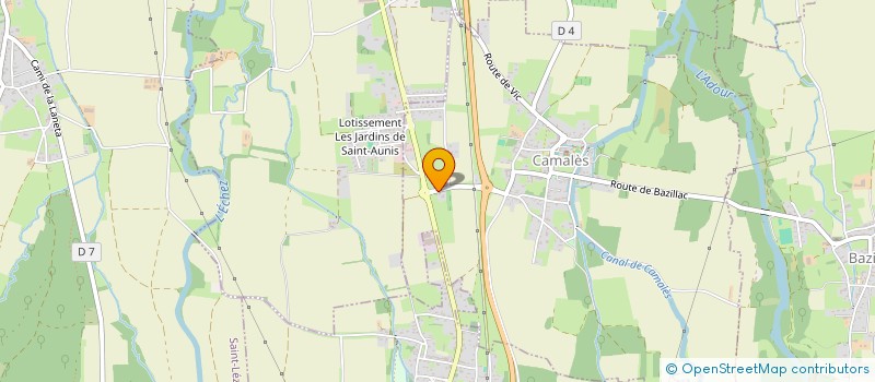 localisation de l'entreprise MADAME DELPHINE DUSSERT  CAMALES