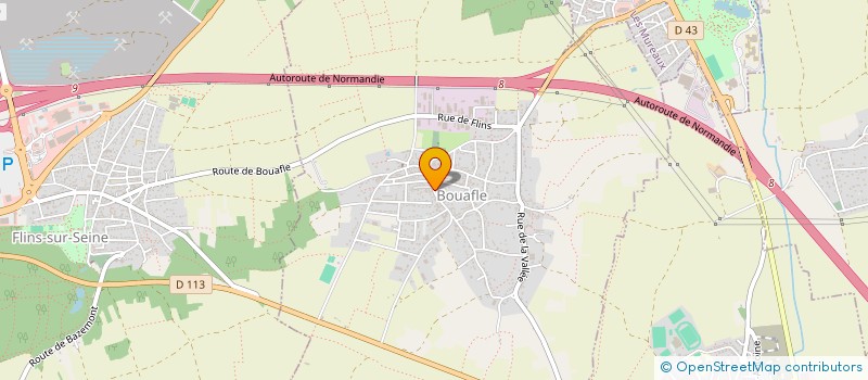 localisation de l'entreprise MADAME DELPHINE DUTERTRE  BOUAFLE