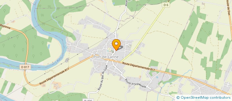 localisation de l'entreprise MADAME DELPHINE DUTILH  PORT-DE-LANNE