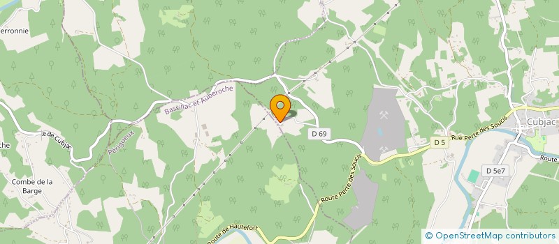 localisation de l'entreprise MADAME DELPHINE EHRENGARDT  CUBJAC-AUVEZERE-VAL D'ANS