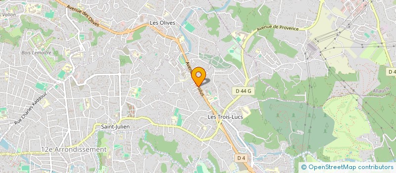 localisation de l'entreprise MADAME DELPHINE ELBAZ à MARSEILLE