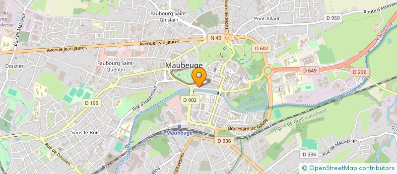 localisation de l'entreprise MADAME DELPHINE-ELIA CARDON à MAUBEUGE