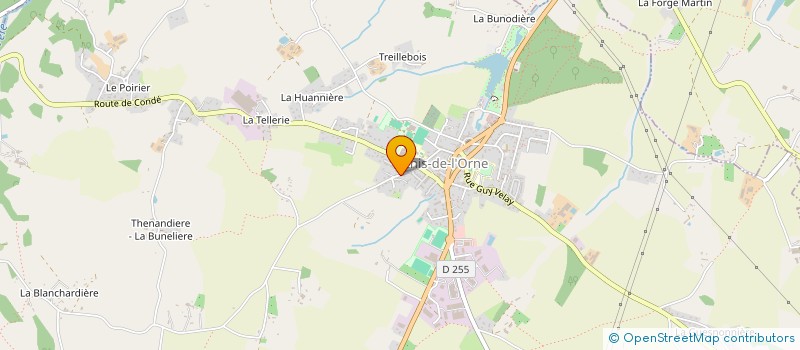 localisation de l'entreprise MADAME DELPHINE ELIE à ATHIS-VAL DE ROUVRE