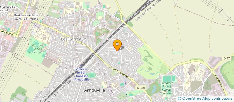 localisation de l'entreprise MADAME DELPHINE EMLEK  GONESSE