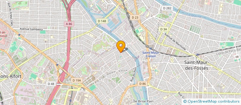 localisation de l'entreprise MADAME DELPHINE ESCALIERE  CRETEIL