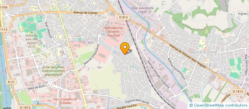 localisation de l'entreprise MADAME DELPHINE ESCLAPEZ  BOE