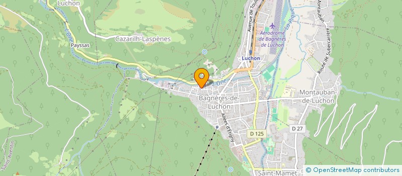 localisation de l'entreprise MADAME DELPHINE ESPIASSE  BAGNERES-DE-LUCHON