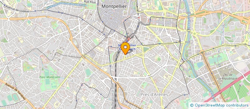 localisation de l'entreprise MADAME DELPHINE ESSELIN à MONTPELLIER