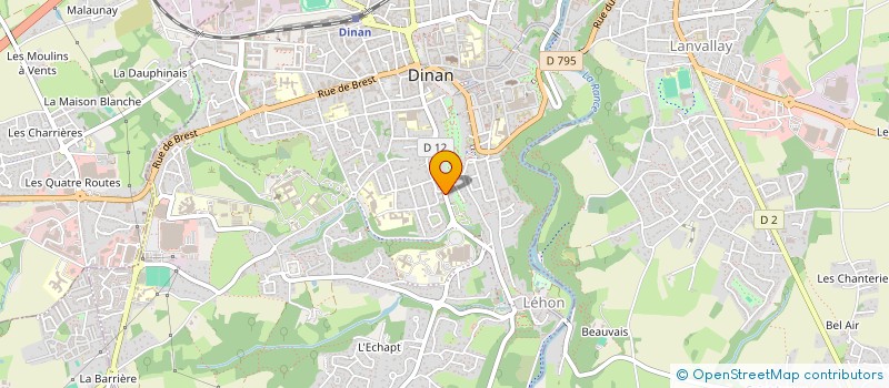 localisation de l'entreprise MADAME DELPHINE ESTEVES AFONSO BAMBA  DINAN