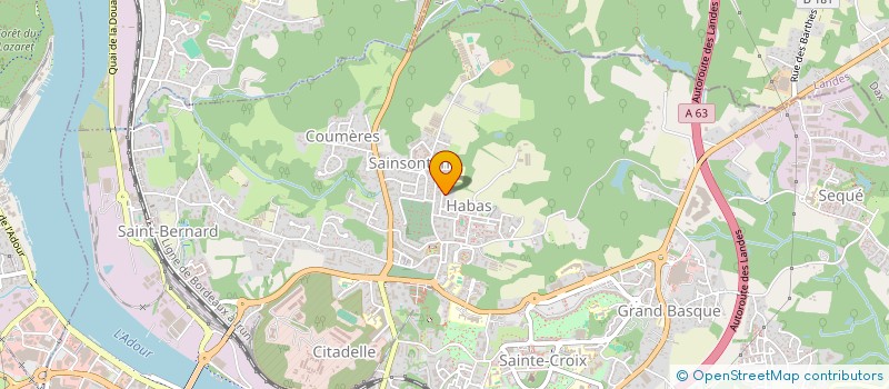 localisation de l'entreprise MADAME DELPHINE ETCHEPARE  BAYONNE