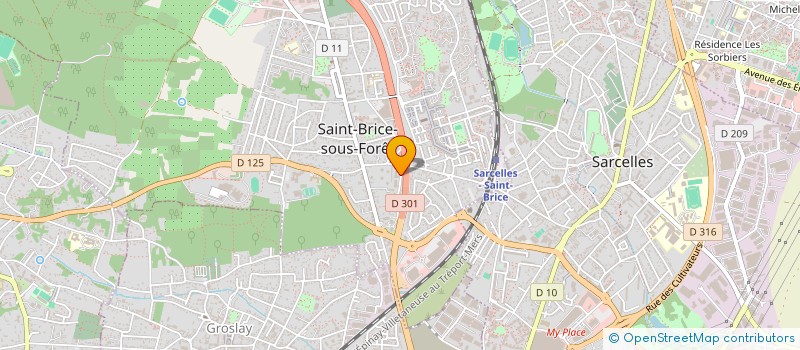 localisation de l'entreprise MADAME DELPHINE ETOILE  SAINT-BRICE-SOUS-FORET