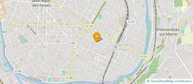 localisation de l'entreprise MADAME DELPHINE EURY à SAINT-MAUR-DES-FOSSES