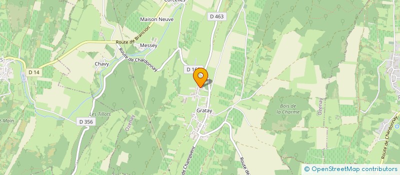 localisation de l'entreprise MADAME DELPHINE FACHON  OZENAY