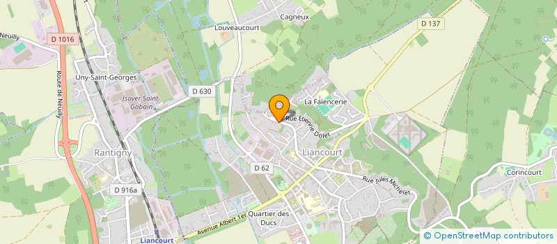 localisation de l'entreprise MADAME DELPHINE FACON  LIANCOURT