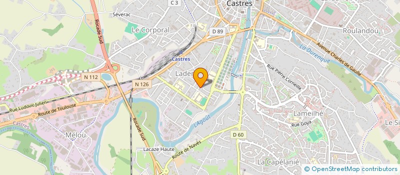 localisation de l'entreprise MADAME DELPHINE FARENC  CASTRES