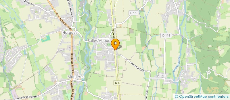 localisation de l'entreprise MADAME DELPHINE FAURE  SALLES-ADOUR