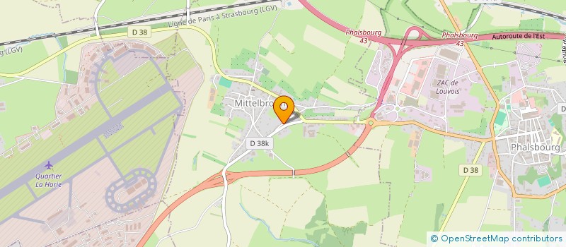 localisation de l'entreprise MADAME DELPHINE FEGEL  MITTELBRONN